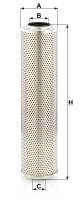 Filter, operating hydraulics - H 12 014 X MANN-FILTER - 24749003B, 4111927, 4227353