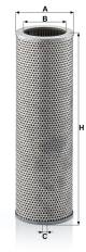 Filter, Arbeitshydraulik - H 1376 MANN-FILTER - 11998302, 1535150, 25.570.00