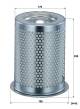 Filter, compressed air system - LE 13 014 X MANN-FILTER - 68560439, 92754688