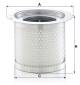 Filter, Drucklufttechnik - LE 17 031 MANN-FILTER - 54601513, AS2519