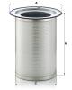 Filter, Drucklufttechnik - LE 43 005 MANN-FILTER - 23545841