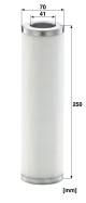 Filter, compressed air system - LE 6012 MANN-FILTER