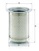 Filter, compressed air system - LE 9010 X MANN-FILTER - 04555/974, 0480.4400.0, 575000206