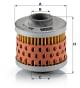Ölfilter - MH 52/1 MANN-FILTER - 0256450, 11007661226, 737492