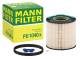 Kraftstofffilter - PU 1040 X MANN-FILTER - 7L6127434A, 1457431729, 26.085.00