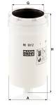 Filter, operating hydraulics - WH 9012 MANN-FILTER - 3874-354-211-0, 4630525, BT9440