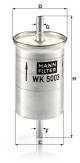 Kraftstofffilter - WK 5003 MANN-FILTER - 108998, 31.923.00, 4514770001