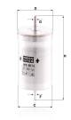 Fuel filter - WK 8036 MANN-FILTER - 31.994.00, 3R0127401, EFF324D