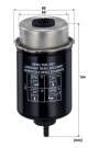 Kraftstofffilter - WK 8133 MANN-FILTER - 1535422, 22556138, 22744700