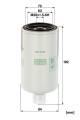 Kraftstofffilter - WK 9190 X MANN-FILTER - 32/925451, 3991350, 6737-71-6110