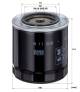 Ölfilter - W 11 008 MANN-FILTER - 1931018, 47135704, 5096729
