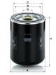 Filter, Arbeitshydraulik - W 1372/1 MANN-FILTER - 106086, 4438049, 4.64473