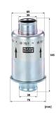 Hydraulic Filter, automatic transmission - W 76/1 MANN-FILTER - 114843A1, 1-32-575-303, 1535315