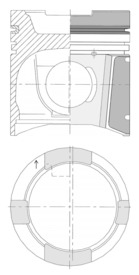 Kolben - 41498600 KOLBENSCHMIDT - 50.02500-6008, 50.02500.6008, 50025006008