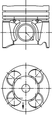 Piston - 41287620 KOLBENSCHMIDT