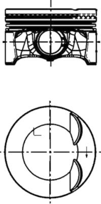 41501620, Kolben, Kolben komplett mit Ringen und Bolzen, KOLBENSCHMIDT, Audi A5, VW Beetle Passat Tiguan, Skoda Octavia Superb CHHA CHHB 2014+