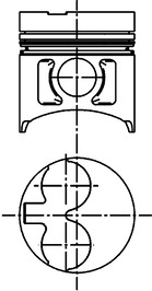 Kolben - 41530640 KOLBENSCHMIDT - 270-6968, 2706968