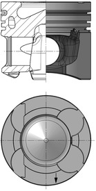Piston - 40363620 KOLBENSCHMIDT - 7485133036, A2010-5X09A