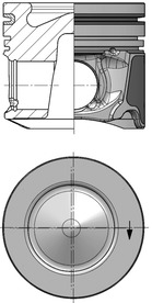 40400620, Kolben, Kolben komplett mit Ringen und Bolzen, KOLBENSCHMIDT, OENEVERSOLDTHESPEC, 0628.W2, 0628W2, 074132