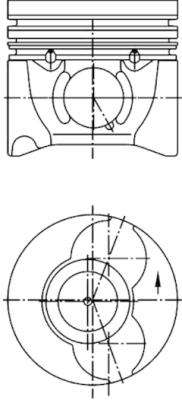 Kolben - 40405610 KOLBENSCHMIDT