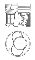 Piston - 41158610 KOLBENSCHMIDT