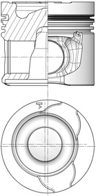 Piston - 41172620 KOLBENSCHMIDT
