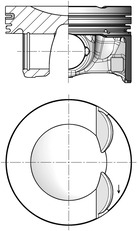 Kolben - 41533620 KOLBENSCHMIDT