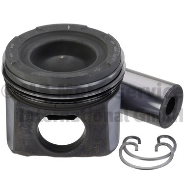 Complete piston with rings and pin - 41615600 KOLBENSCHMIDT