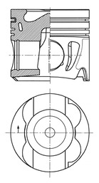 Kolben - 41716610 KOLBENSCHMIDT