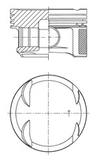 Kolben - 41766620 KOLBENSCHMIDT
