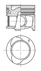 Kolben - 41812620 KOLBENSCHMIDT