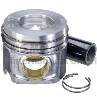 Complete piston with rings and pin - 41853600 KOLBENSCHMIDT
