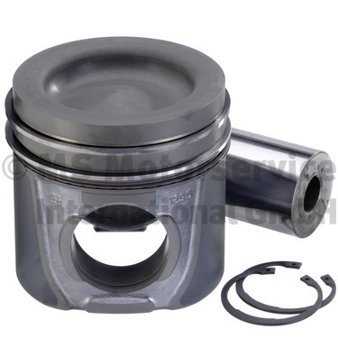 Complete piston with rings and pin - 42076600 KOLBENSCHMIDT