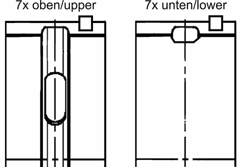 Kurbelwellenlagersatz - 77955610 KOLBENSCHMIDT - 20586596