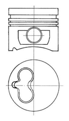 Piston - 40070600 KOLBENSCHMIDT - 7700110924