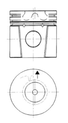 Kolben - 94502630 KOLBENSCHMIDT - 090241, 2014403, 20144