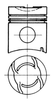 92964600, Kolben, Kolben komplett mit Ringen und Bolzen, KOLBENSCHMIDT, 04003453, 04005976, 04005977, 04009723, 04009724, 04009811, 04009812, 04050041, 04052321, 04054294, 0996700, 142003, 0996710, 142003B2HSRI1, 142L1, 04003450VA, 14201100114200, 14201-1001-14200, 4003453, 4005976, 4005977, 4009723, 4009724, 4009811, 4009812, 4050041, 4052321, 4054294, 996700