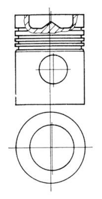 Kolben - 93545700 KOLBENSCHMIDT - 105142, 3310600