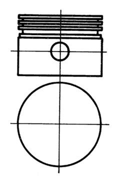 Kolben - 94061730 KOLBENSCHMIDT - 075186, 2052203, 20522