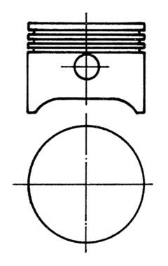 Piston - 40189605 KOLBENSCHMIDT - 6353130