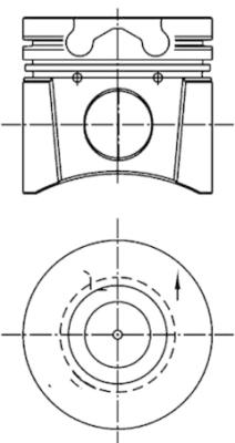 Piston - 99418610 KOLBENSCHMIDT