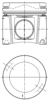 Kolben - 40463601 KOLBENSCHMIDT