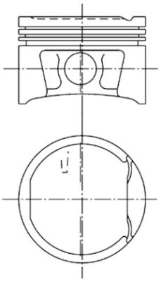 Piston - 99746610 KOLBENSCHMIDT
