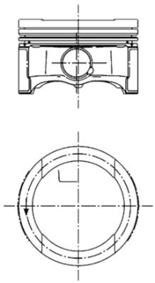 Kolben - 99792620 KOLBENSCHMIDT - 0332001, 81L63