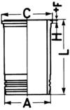 Zylinderlaufbuchse - 89903110 KOLBENSCHMIDT