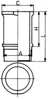 Cylinder Sleeve - 89584110 KOLBENSCHMIDT - 7700585457