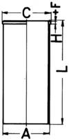 Zylinderlaufbuchse - 89852190 KOLBENSCHMIDT - SU351323