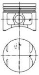 Piston - 40015600 KOLBENSCHMIDT