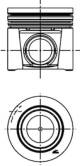 Piston - 41707620 KOLBENSCHMIDT