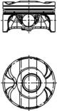 Piston - 40420600 KOLBENSCHMIDT - 11257551550, 084201